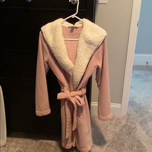 Victoria’s Secret Pink Plush Robe with Hood